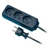REV Socket line 3 kartus 3,0 m juodas