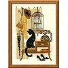 RIOLIS – Create It Yourself – Siuvinėjimo rinkinys „Katė prie telefono“ 860 (18x24 cm)