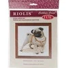 RIOLIS – Create It Yourself – Siuvinėjimo rinkinys „Mopsas“ 1176 (25x25 cm)