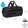 Turistinė kuprinė RivaCase Rivacase Sherwood, Navy, Travel, 60 L, Polyester, Polyurethane, Side pocket, 600 mm