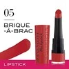 BOURJOIS Paris Rouge Velvet Lūpų dažai Moterims 2,4 g, 05 BRIQUE-À-BRAC