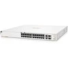 Šakotuvas Hewlett Packard (HP) HPE Aruba Networking Networking Instant On Switch 20p Gigabit CL4 4p Gigabit CL6 PoE 2p 10GBT 2p SFP+ 370W 1960 Valdomas L2+ Gigabit Ethernet (10/100/1000) Maitinimas per Ethernet (PoE) 1U Balta