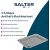 Salter BW13674 Essentials 3-Piece Baking Tray Set