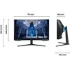 Monitorius Samsung LS32BG750NPX Gaming 165Hz 1ms Mini-LED + Quantum HDR 2000, Freesync Premium Pro, G-Sync Compatible UHD