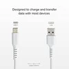 SBS TECABLEMICROC15W USB-A – USB-C kabelis 1.5m – baltos spalvos