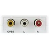 Adapteris AV Schwaiger Schwaiger 3 x CINCH lizdas -> 1 x HDMI lizdas, Full HD 1080p
