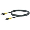 USB kabelis Schwaiger USB-A - mikroUSB 1,2 m geltona (WKUM10511)