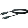 USB kabelis Schwaiger USB-C - USB-C 1 m Juodas (LK101C531)