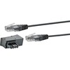 Schwaiger Steckeradapter TAE-F/RJ45 3m Juodas