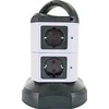 Schwaiger Steckdosentower 7 x Schuko + 2x USB 1,8m