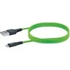 USB kabelis Schwaiger USB-A - Žaibas 1.2 m žalias (LPRO420501)