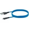 USB kabelis Schwaiger USB-A - Žaibas 1.2 m mėlyna (LPRO440501)