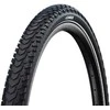SCHWALBE Marathon Mondial nesulankstoma padanga (42-622) Juodas, RaceGuard, Taip, svoris: 670 g