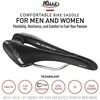 Selle Italia PARDUODAME ITALIA MAX SLR GEL SUPERFLOW L balnelis (id atitinka - L3) TI 316 Tube 7, fiber-tek, 280g juoda (NAUJA)