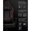 Žaidimų kėdė Sense7 Sentinel Gaming Chair, Juoda-raudona