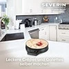 Blynelių keptuvė Severin CM 2198 Crepes Maker Juoda, 1000 W