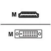 Sharkoon 1m - HDMI/DVI-D - 1 m - HDMI - DVI-D - Male - Male - 1920 x 1080 pikselių