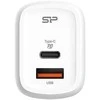 Silicon Power pakrovėjas USB-C/USB QM25 30W, baltas
