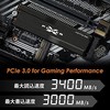 SILICON POWER P34XD80 2TB M.2 SSD PCIe Gen3 x4 NVMe 3400/3000 MB/s aušintuvas