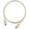 USB kabelis SilverStone USB-C - USB-C 1 m aukso (SST- CPU06G- 1000)