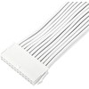 SilverStone maitinimo ilgintuvas SST-PP07E-MBW-V2, 24 kontaktų ATX (baltas, 30 cm)