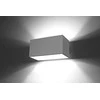 Sollux Lighting Sieninis šviestuvas QUAD MAXI baltas
