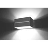 Sollux Lighting Sieninis šviestuvas LOBO MAXI pilkas
