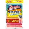 Mikropluošto šluostės SPONTEX, 8+2 vnt.