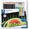 Kūrybinis rinkinys STAEDTLER 146 10C, 12 palvotų pieštukų + 4 žymekliai, drožtukas
