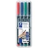 Staedtler 318 WP8, Juoda, Mėlyna, Ruda, Žalia, Oranžinė, Raudona, Violetinė, Geltona, Juoda, Permatoma, Polipropilenas (PP), 0,6 mm, 8 vnt.