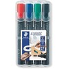 STAEDTLER žymeklis Lumocolor perm 4 vnt. dėžutėje