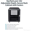 Kabineto StarTech Nuolatinis 19 "12U (RK1236BKF)