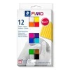 FIMO – minkštas rinkinys 12x25 g – pagrindinis (8023 C12-1)