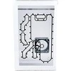 Stealkey Customs Lian Li O11D Mini Front MK2 D5 Distroplate - akrilinis - baltas