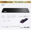 Pelės kilimėlis SteelSeries QcK Hard, Juodos spalvos