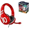 Subsonic žaidimų ausinės Football raudonos spalvos