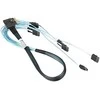 SuperMicro Supermicro Slimline SAS SFF-8654 x8 pertrauka iki 8x SATA 70 cm CBL-SAST-0827