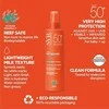 Svr Sun Secure Purškiklis Moisturiser SPF 50+ apsauginis veido ir kūno purškiklis nuo saulės, 200 ml