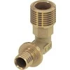 Tece kampinis perėjimo nipelis GZ 16x1/2'' žalvaris - 707516