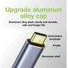 TECHLY USB 3.2 Gen 2 USB-C M/F E-Mark Cable 1m Juodas