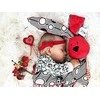 Mom's Care Cuddly bear BUU contrast ZA3010