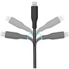 USB kabelis TerraTec USB- C - Žaibas 2 m juoda (106954)