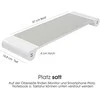 Laikiklis Terratec Spacebar aliuminio monitoriaus stovas su 4 USB įkrovimo prievadais