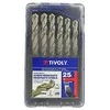 Grąžtas Tivoly Metalo grąžtų rinkinys HSS Ø1-13 mm, 118° "Split point", 25vnt./kpl.