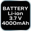 Neo led įkrovimo akumuliatorius, 1x4000 mah, aliuminis, juodas, priartinimo funkcija, 3 tipų apšvietimas, ipx4, usb įkroviklis.
