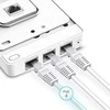 Maršrutizatorius TP-LINK | „AX1800 Wall-Plate“ dviejų juostų „Wi-Fi 6“ prieigos taškas | EAP615-Siena | 802.11ax | 10/100/1000 Mbit/s | Ethernet LAN (RJ-45) jungtys 4 | MU-MiMO Taip | PoE išėjimas