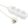 TRACER TRALIS44614 Prailginimo laidas PowerCord 3m 3 lizdai baltas