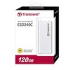 Transcend 120GB, Išorinis kietasis diskas SSD, ESD240C, USB 3.1 Gen 2, Type C, R/W 520/460 MB/s