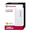 TRANSCEND 250GB Išorinis kietasis diskas SSD ESD260C USB 3.1 Gen 2 Type C