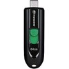 TRANSCEND 64GB USB3.2 USB-C atmintinė be dangtelio, juoda